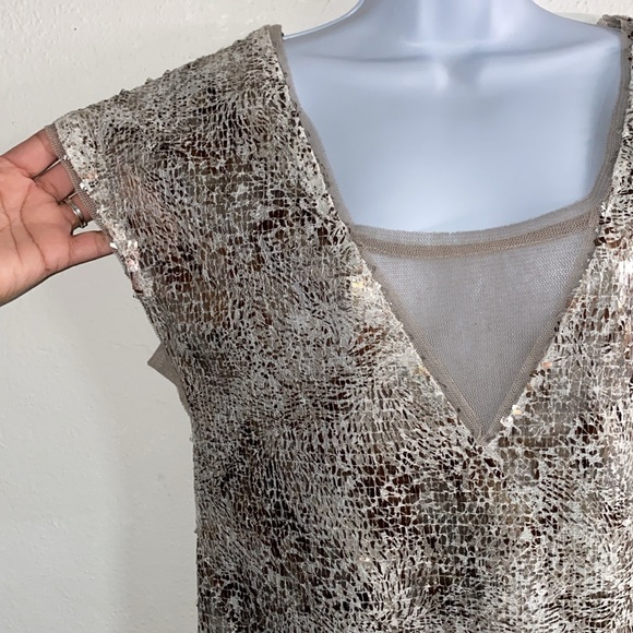Free People Shattered Glass Midnight Dreamer Sequin Dress. - Picture 12 of 14